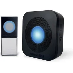 SCS Sentinel Carillon sans fil - - 200 metres - SimplyBell - Noir