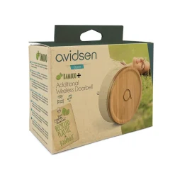 Avidsen Carillon supplémentaire sans fil sans pile pour le carillon Bamboo - Bamboo Plus - - 102503