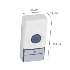 Kyf Carillon USB avec Flash LED Multi couleur et bouton de sonnette sur piles
