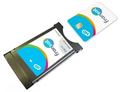 Optex Décodeur Tnt, Télécommande Et Transmetteur-CARTE PCMCIA CHAINE BOUQUET FRANSAT