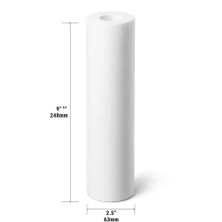 Sinea Filtre Anti Calcaire-Cartouche anti-sédiments 9' 3/4 filtre à eau sous évier - 20 µm