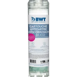 BWT Filtre Anti Calcaire-Cartouche Antitartre Anticorrosion Silico - Cartouche Filtre à Eau