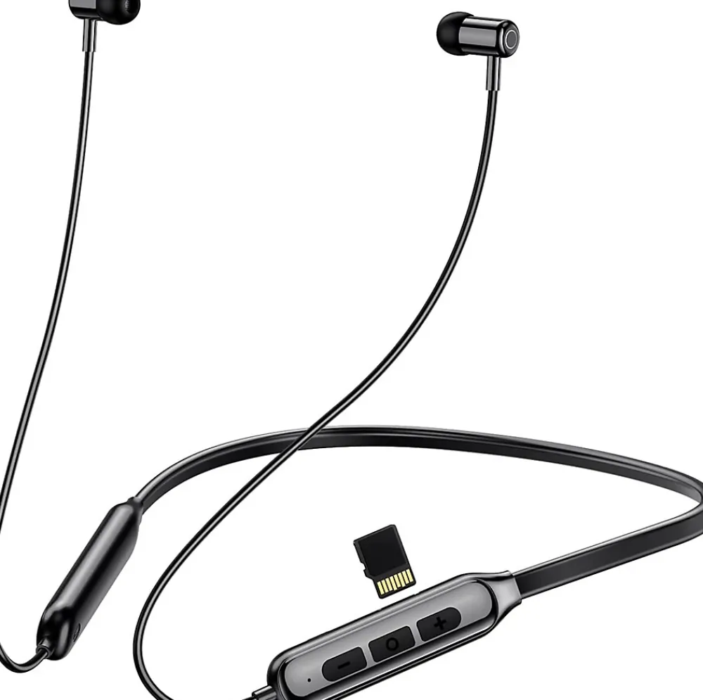 Vendos85 Casque Bluetooth 5.0 écouteurs de Sport IPX5 étanche gris noir