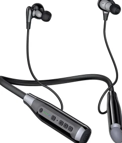Vendos85 Enceinte, Écouteur Et Casque-Casque Bluetooth écouteurs de Sport 100 Heures de Lecture noir