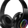 Vendos85 Casque Bluetooth sans Fil Pliable avec Micro intégré noir