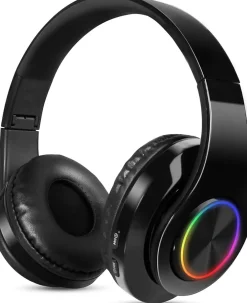 Vendos85 Casque Bluetooth sans Fil Pliable avec Micro intégré noir