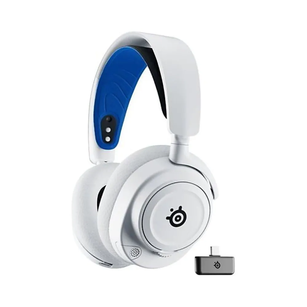 Steelseries Enceinte, Écouteur Et Casque-Casque Micro Gaming sans fil Arctis Nova 7P pour PS PC Mac Nintendo Switch Oculus Quest 2 et Android Blanc