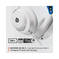 Steelseries Enceinte, Écouteur Et Casque-Casque Micro Gaming sans fil Arctis Nova 7P pour PS PC Mac Nintendo Switch Oculus Quest 2 et Android Blanc