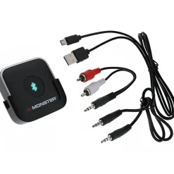 Monster Casque TV émetteur bluetooth noir