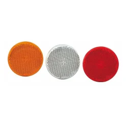 Lem Select Catadioptre diam 60 rouge auto-adhésif
