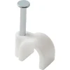 Diall 25 cavaliers ronds en nylon ø 5 à 6 mm blanc