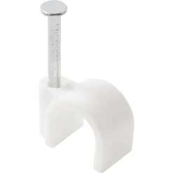 Diall 250 cavaliers ronds en nylon blanc assortiment