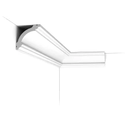 Orac Decor Moulure, Goulotte Et Plinthe-CB511 Corniche plafond - 6,7x6,7x200cm (h x p x L) - moulure décorative polystyrène Carton complet