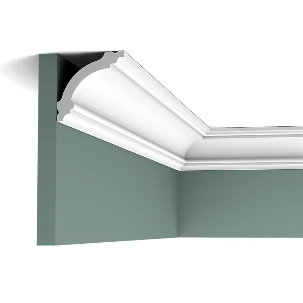 Orac Decor Moulure, Goulotte Et Plinthe-CB511 Corniche plafond - 6,7x6,7x200cm (h x p x L) - moulure décorative polystyrène Carton complet