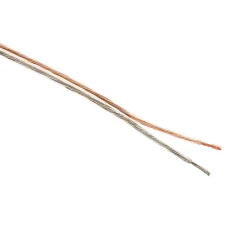 Zenitech Câble, Fil Et Cordon D'Alimentation-Câble audio HI-FI 2x0,75mm² transparent - 5m -