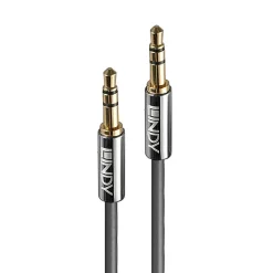 Lindy Câble Et Connectique Audio-Câble audio Jack 3.5mm Cromo Line 5m
