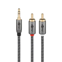Goobay Câble audio Jack 3.5 - 2 RCA mâles 3 m