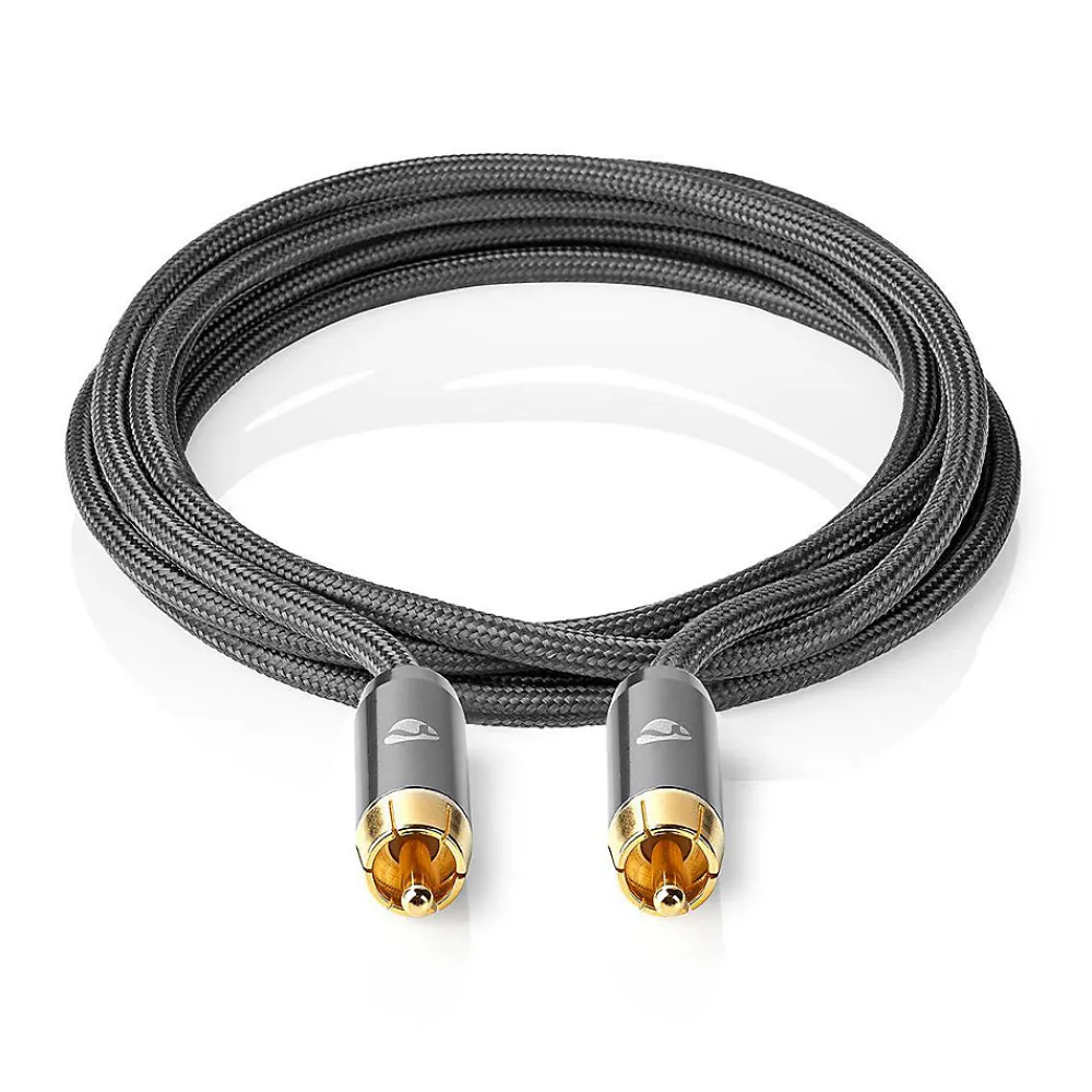 Nedis Câble audio numérique RCA coaxial 5 m