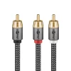 Goobay Câble Et Connectique Audio-Câble audio 1 RCA mâle - 2 RCA mâles 3 m
