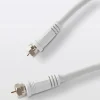 Blyss Câble Et Connectique Tv-Câble coaxial 3C2V ø9.52 mm Mâle / Mâle blanc, 1.5 m
