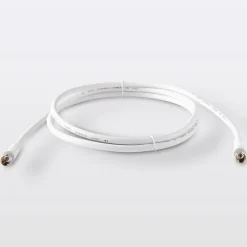Blyss Câble Et Connectique Tv-Câble coaxial 3C2V ø9.52 mm Mâle / Mâle blanc, 1.5 m