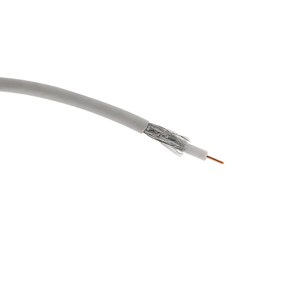 Zenitech Câble Et Connectique Tv-Câble coaxial TV - 21 VATCA PH blanc - 10m -