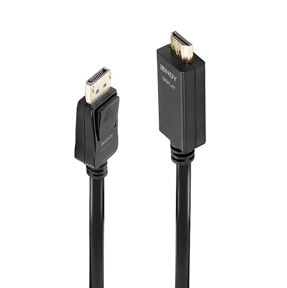 Lindy Câble DisplayPort vers HDMI 10.2Gbps 1m