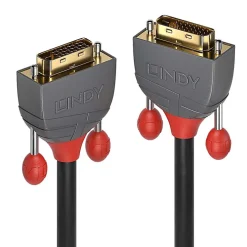 Lindy Câble Et Connectique Tv-Câble DVI-D Dual Link Anthra Line 2m