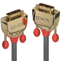 Lindy Câble Et Connectique Tv-Câble DVI-D Single Link Gold Line 10m