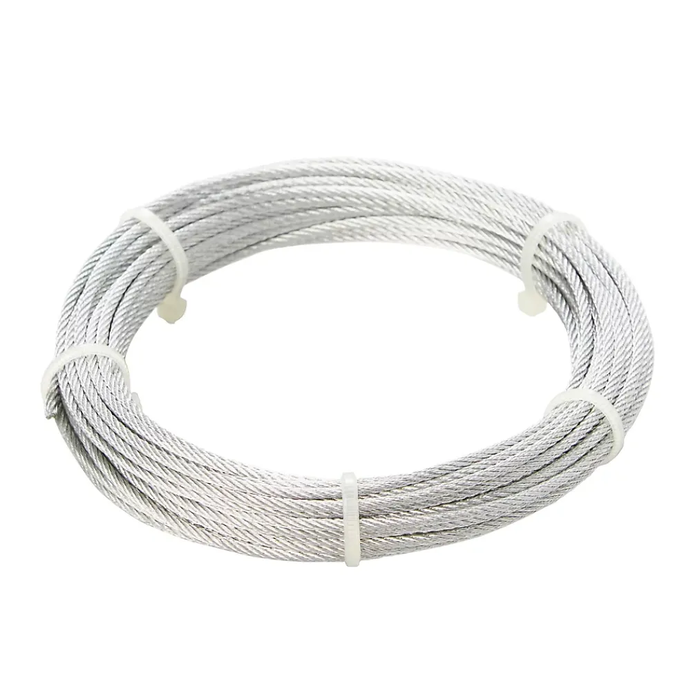 Diall Câble en acier ø2 mm, 10 m Argent