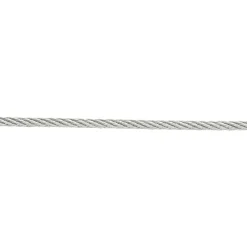 Diall Câble Et Fil Métallique-Câble en acier ø2 mm, 20 m Argent
