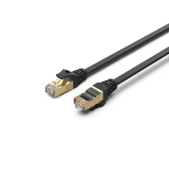 Unitek Câble Et Connectique Réseau-Câble Ethernet CAT 7 1m S/STP plat noir