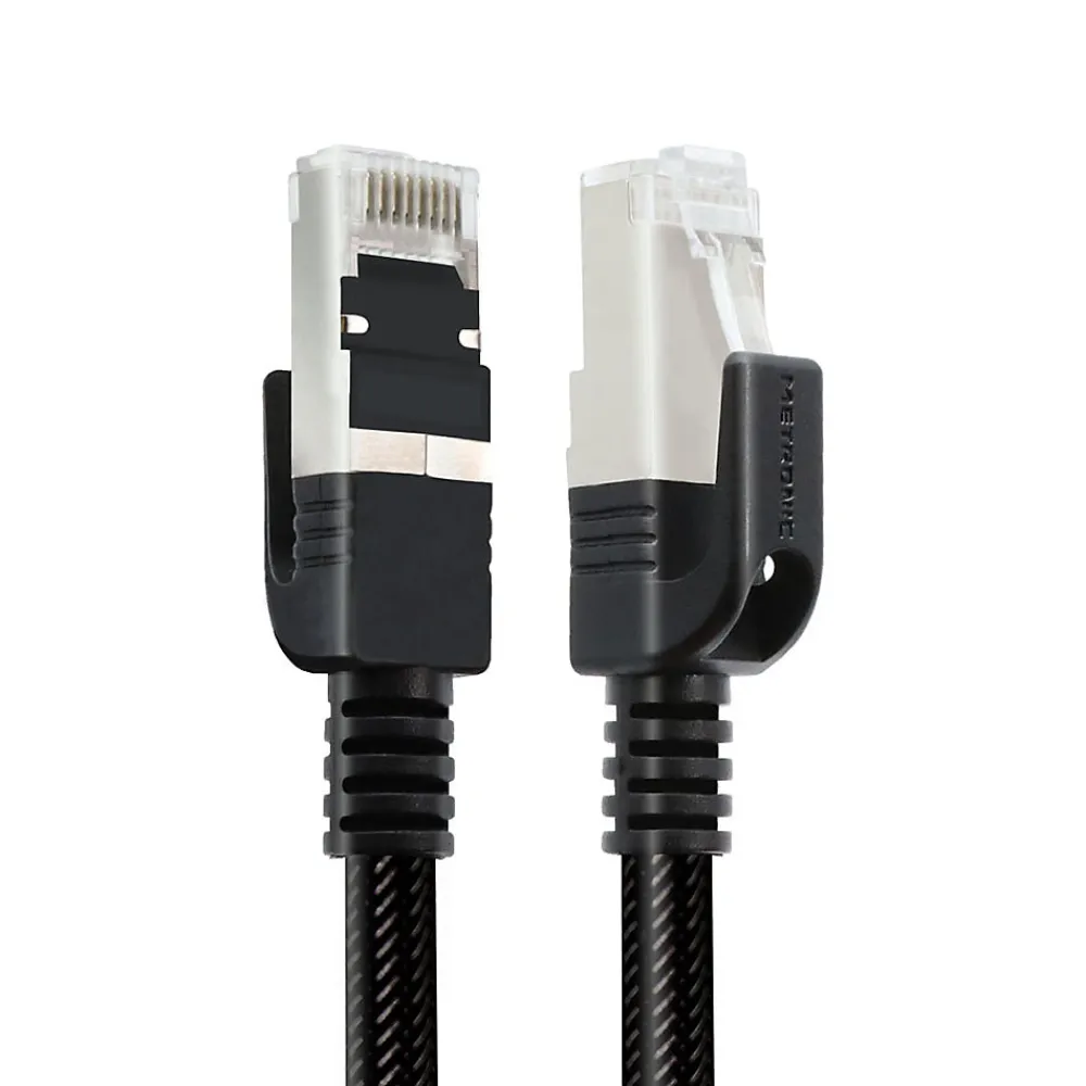 Metronic Câble Et Connectique Réseau-Câble Ethernet RJ45 CAT 8 mâle/mâle tressé - S/FTP 3 m - 395631