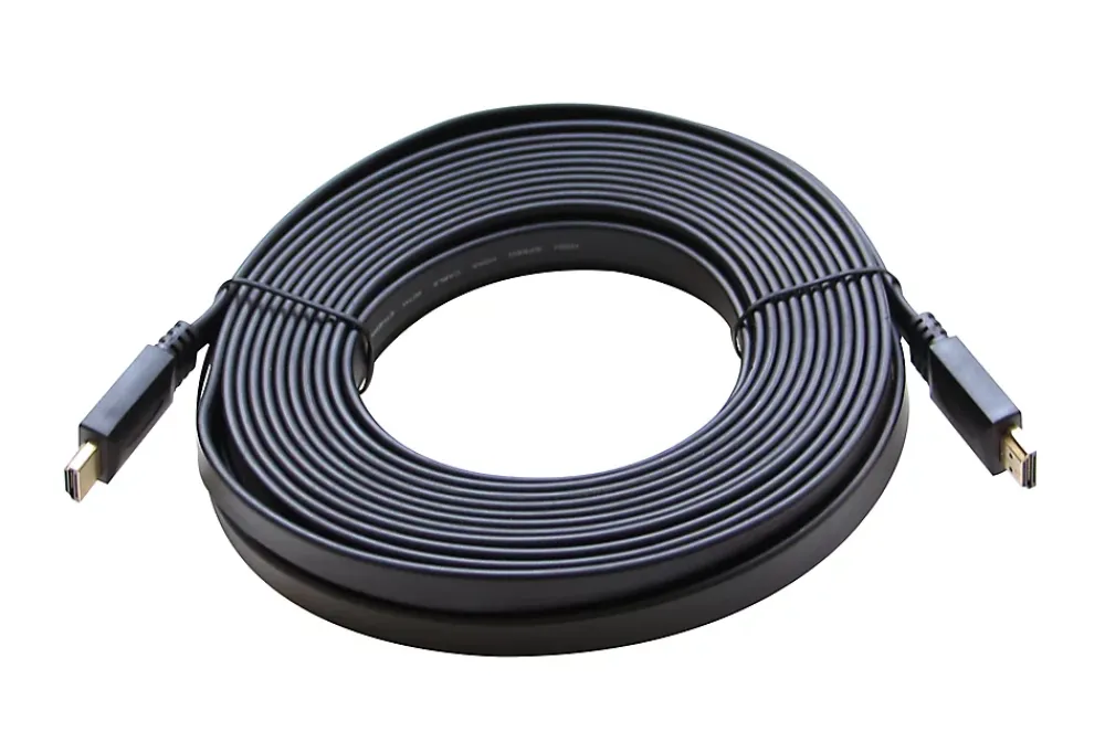 Blyss Câble Et Connectique Tv-Câble HDMI Mâle / Mâle coudé 4K noir Or, 10 m