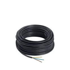 Nexans Câble électrique flexible H05VVF 3x1,5 mm² Noir - 25 m