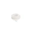 Nexans Câble électrique flexible H03VVH2F 2x0,75 mm² Blanc - 10 m