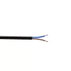 Nexans Câble électrique flexible H03VVH2F 2x0,75 mm² Noir - 10 m