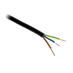 Zenitech Câble, Fil Et Cordon D'Alimentation-Câble électrique U1000 R2V 3G6mm² noir 100m