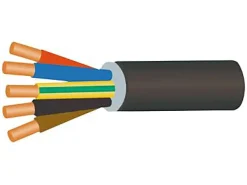 Nexans Câble Et Fil D’Installation-Câble électrique U1000R2V 5x2,5 mm² vendu au mètre linéaire