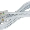 Blyss Câble Et Connectique De Téléphone Fixe-Câble plat RJ11 / RJ45 Mâle / Mâle , 2 m