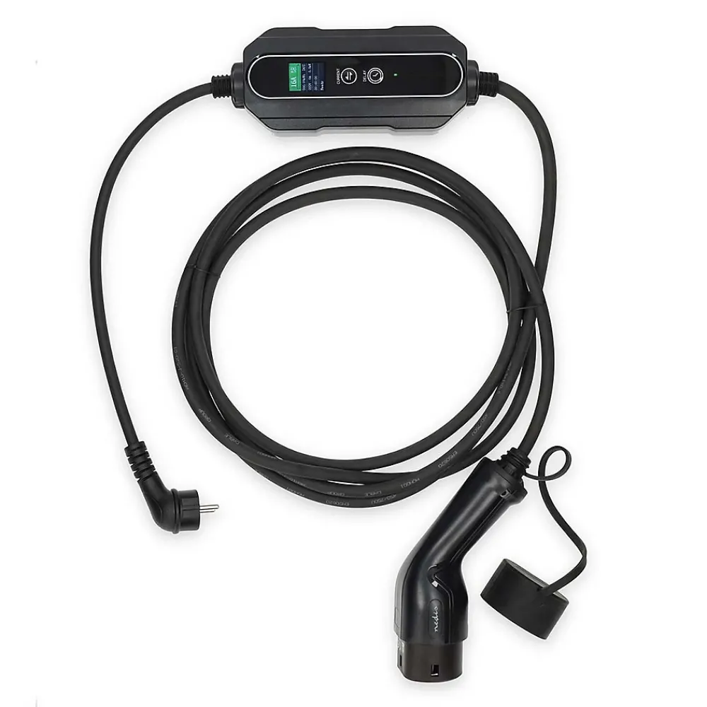 Nedis Borne Recharge Voiture Électrique-Câble recharge voiture jusqu'à 16A 5m