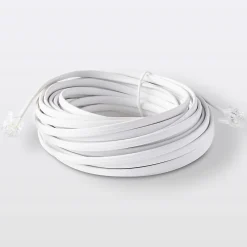 Blyss Câble Et Connectique De Téléphone Fixe-Câble RJ11 Mâle / Mâle blanc , 10 m