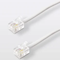 Blyss Câble RJ11 Mâle / Mâle blanc , 5 m