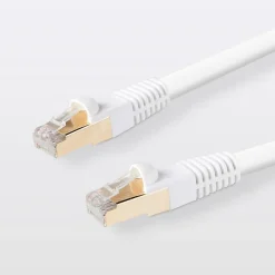 Blyss Câble RJ45 Mâle / Mâle blanc Or, 0.5 m