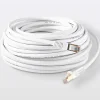 Blyss Câble RJ45 Mâle / Mâle blanc Or, 20 m