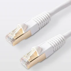 Blyss Câble RJ45 Mâle / Mâle blanc Or, 2 m