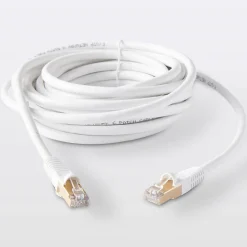 Blyss Câble RJ45 Mâle / Mâle Catégorie 6E blanc , 5 m