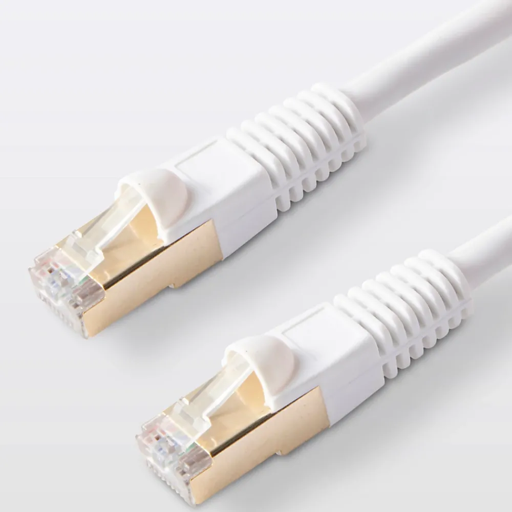 Blyss Câble RJ45 Mâle / Mâle Catégorie 6E blanc , 5 m