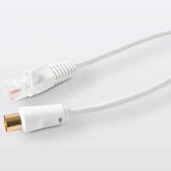 Blyss Câble RJ45 Mâle / Mâle Catégorie 6E blanc , 2 m