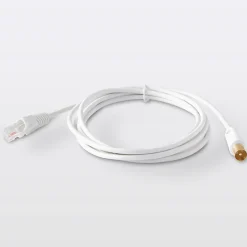 Blyss Câble RJ45 Mâle / Mâle Catégorie 6E blanc , 2 m